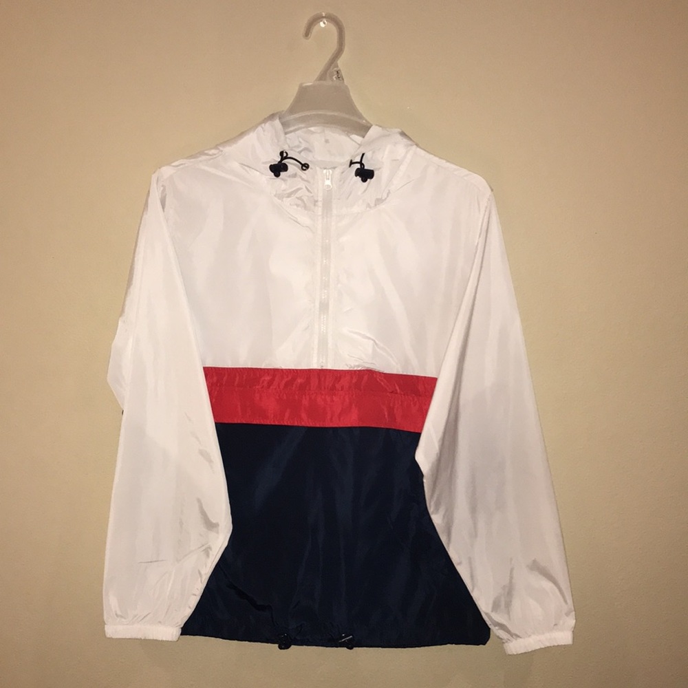 STRIPED WINDBREAKER